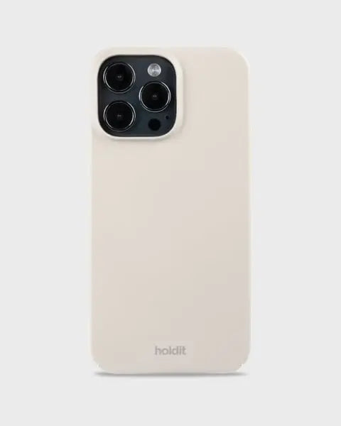 Holdit Telefonskal Slim iPhone 15 Pro Max - Beige - Travels And Bags