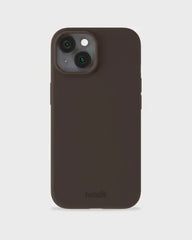 Holdit Telefonskal Silicone iPhone 15 - Mörkbrun