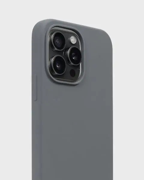 Holdit Telefonskal Silicone iPhone 15 Pro - Grå - Travels And Bags
