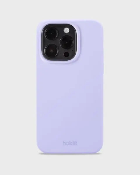 Holdit Telefonskal Silicone iPhone 15 Pro - Lavendel - Travels And Bags