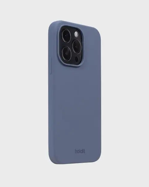 Holdit Telefonskal Silicone iPhone 15 Pro - Blå - Travels And Bags