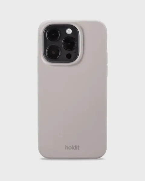 Holdit Telefonskal Silicone iPhone 15 Pro - Taupe - Travels And Bags