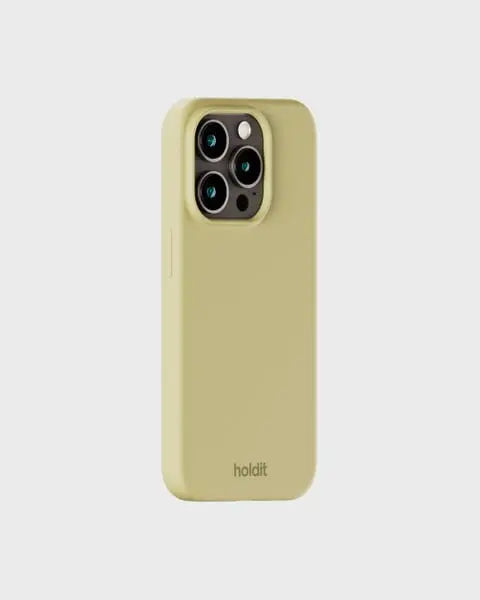 Holdit Telefonskal Silicone iPhone 15 Pro - Biscotti - Travels And Bags