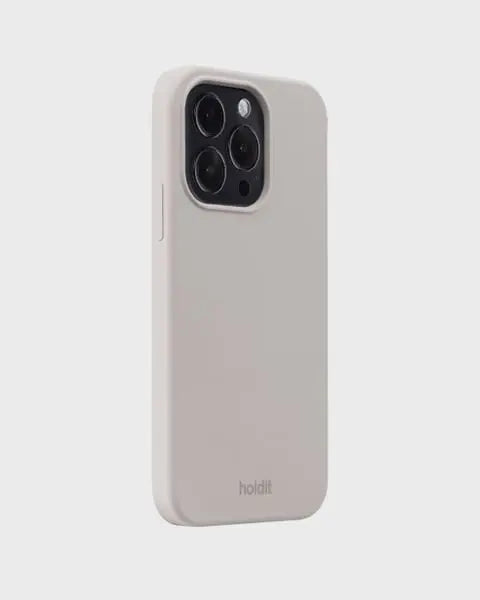 Holdit Telefonskal Silicone iPhone 15 Pro - Taupe - Travels And Bags