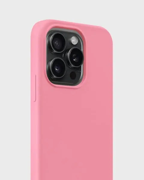 Holdit Telefonskal Silicone iPhone 15 Pro - Rosa - Travels And Bags