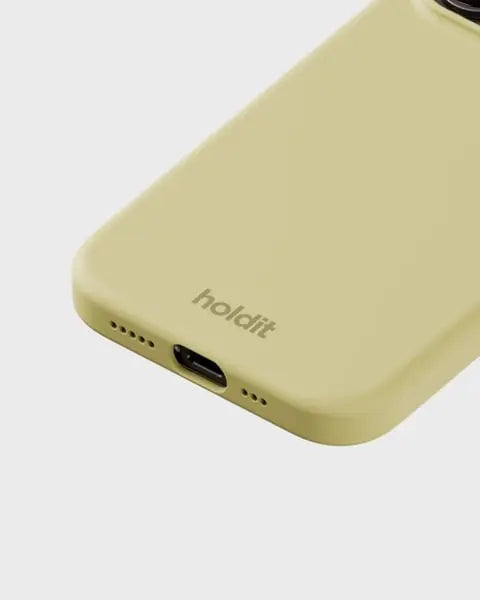 Holdit Telefonskal Silicone iPhone 15 Pro - Biscotti - Travels And Bags