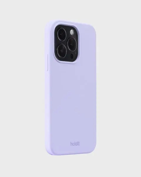 Holdit Telefonskal Silicone iPhone 15 Pro - Lavendel - Travels And Bags