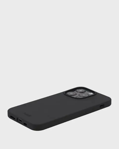 Holdit Telefonskal Silicone iPhone 15 Pro - Svart - Travels And Bags