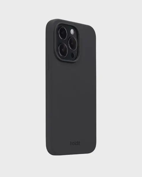 Holdit Telefonskal Silicone iPhone 15 Pro - Svart - Travels And Bags