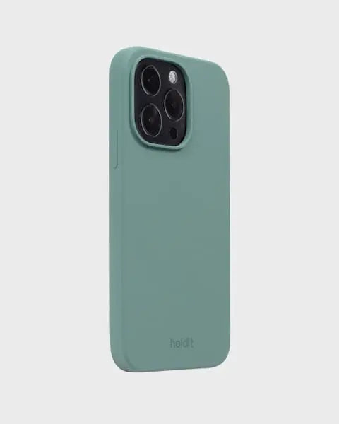 Holdit Telefonskal Silicone iPhone 15 Pro - Grön - Travels And Bags