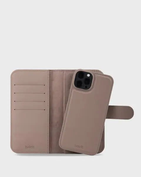Holdit Wallet Case Magnet iPhone 12/12 Pro - Ljusbrun - Travels And Bags