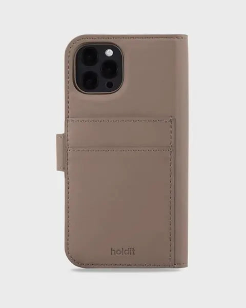 Holdit Wallet Case Magnet iPhone 12/12 Pro - Ljusbrun - Travels And Bags
