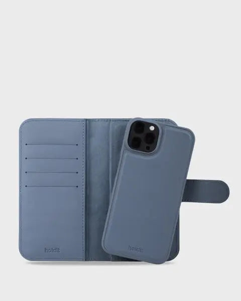 Holdit Wallet Case Magnet iPhone 12/12 Pro - Blå - Travels And Bags