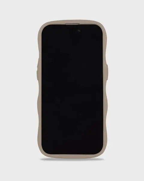 Holdit Telefonskal Wavy iPhone 12/12 Pro - Ljusbrun - Travels And Bags