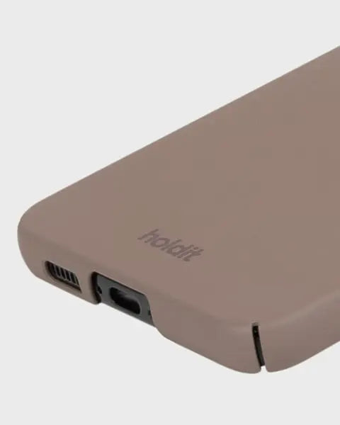 Holdit Telefonskal Slim Galaxy S24 - Ljusbrun - Travels And Bags