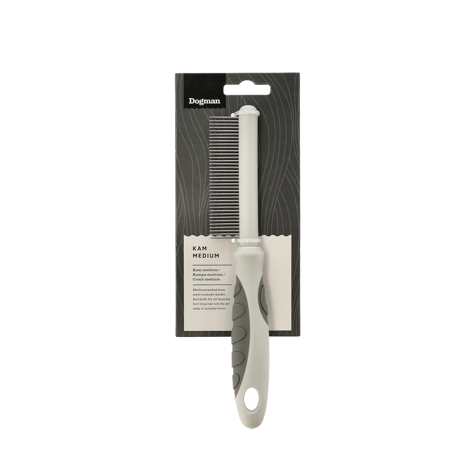 Dogman Greppvänlig Mediumtandad Kam