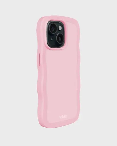 Holdit Telefonskal Wavy iPhone 15/14/13 - Rosa - Travels And Bags