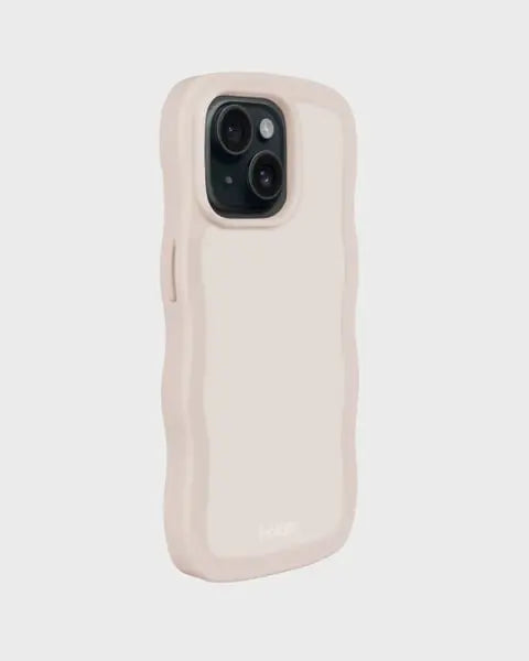 Holdit Telefonskal Wavy iPhone 15/14/13 - Beige - Travels And Bags