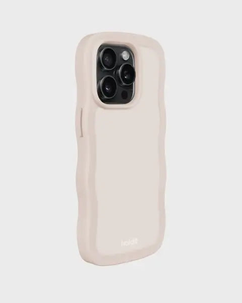 Holdit Telefonskal Wavy iPhone 14 Pro - Beige - Travels And Bags
