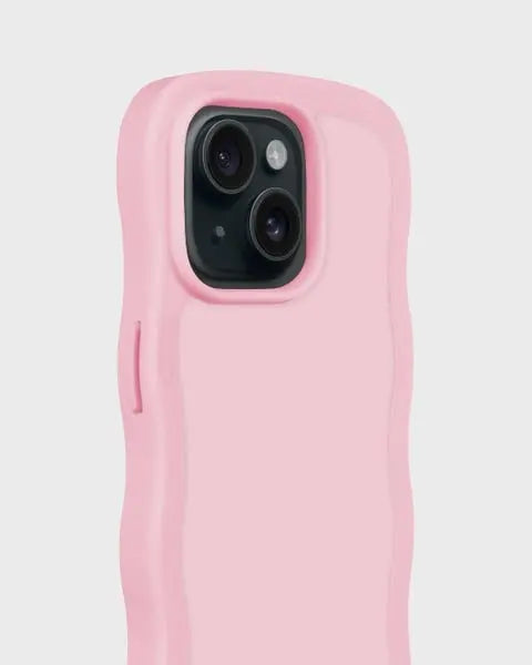 Holdit Telefonskal Wavy iPhone 15 Plus/14 Plus - Rosa - Travels And Bags