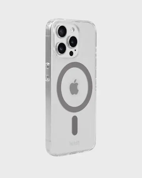 Holdit Telefonskal MagSafe iPhone 15 Pro Max - Transparent/Grå - Travels And Bags