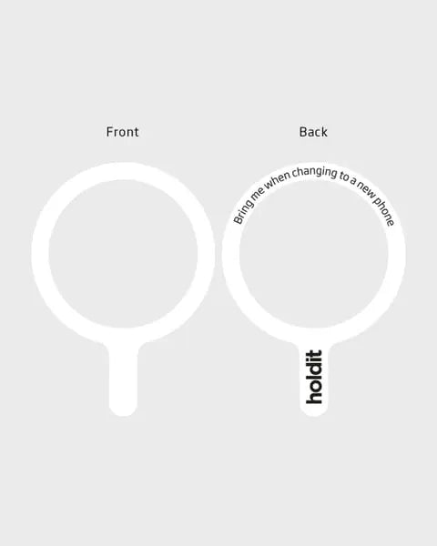Holdit Magsafe Ring - Vit - Travels And Bags