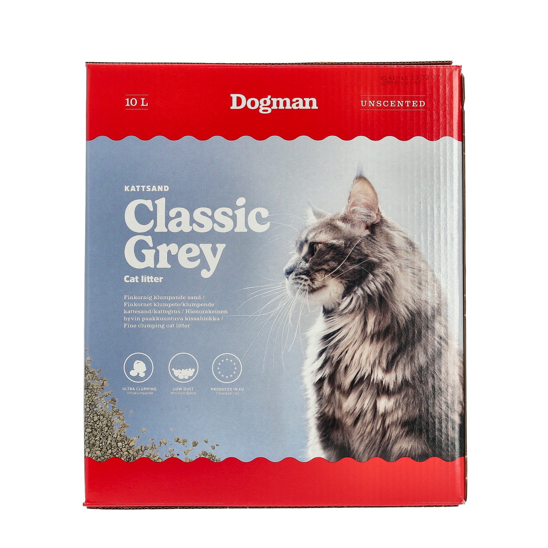 Dogman Kattsand Classic Grey 10l