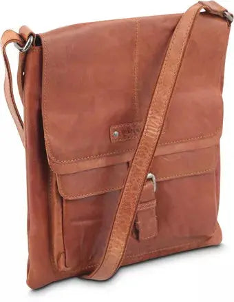 Spikes & Sparrow Flapbag Handväska - Cognac - Travels And Bags