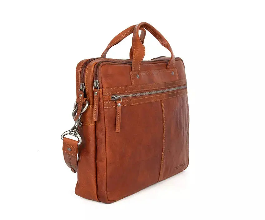 Spikes & Sparrow 15,6" Datorväska - Cognac - Travels And Bags