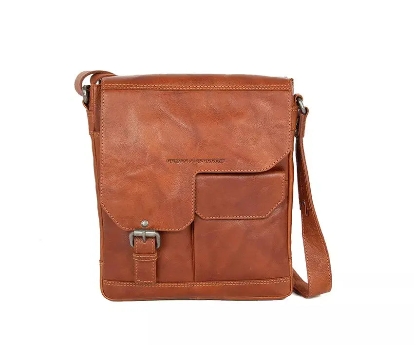 Spikes & Sparrow Flapbag Handväska - Brandy - Travels And Bags
