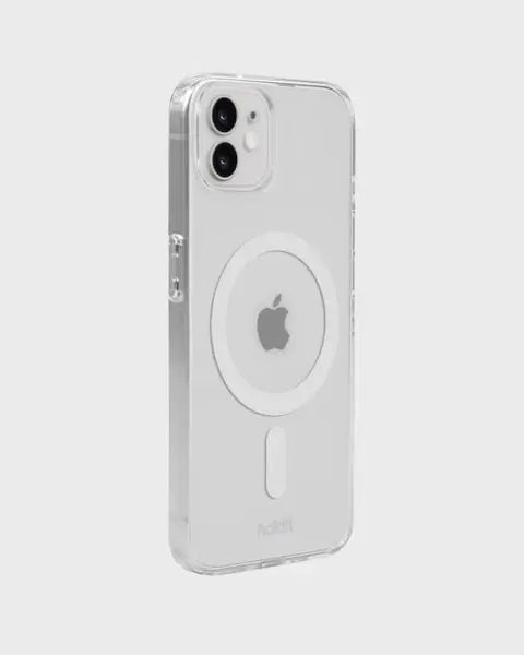 Holdit Telefonskal MagSafe iPhone 12/12 Pro - Transparent/Vit - Travels And Bags