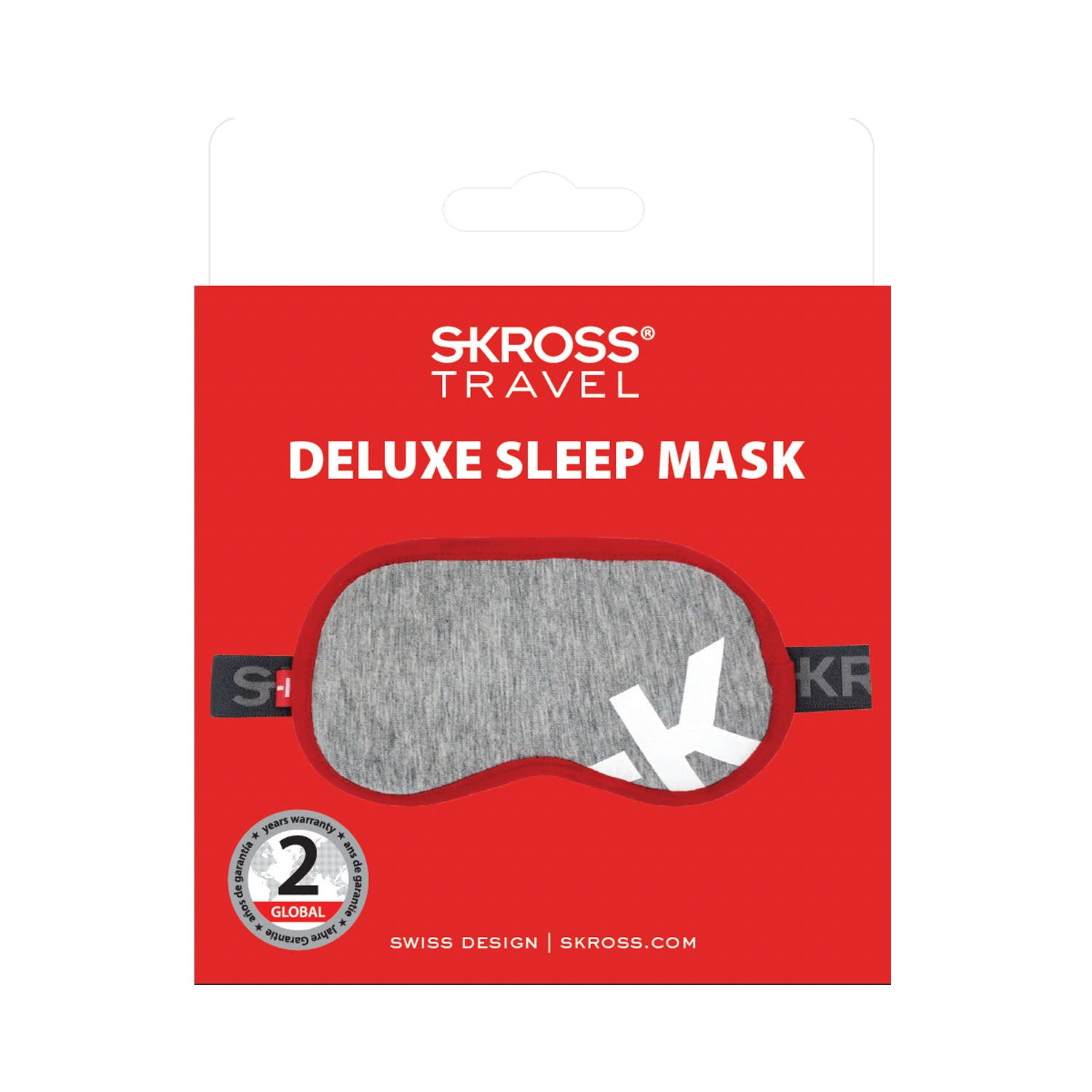 SKROSS - Sovmask Delux - Ljusgrå - Travels And Bags