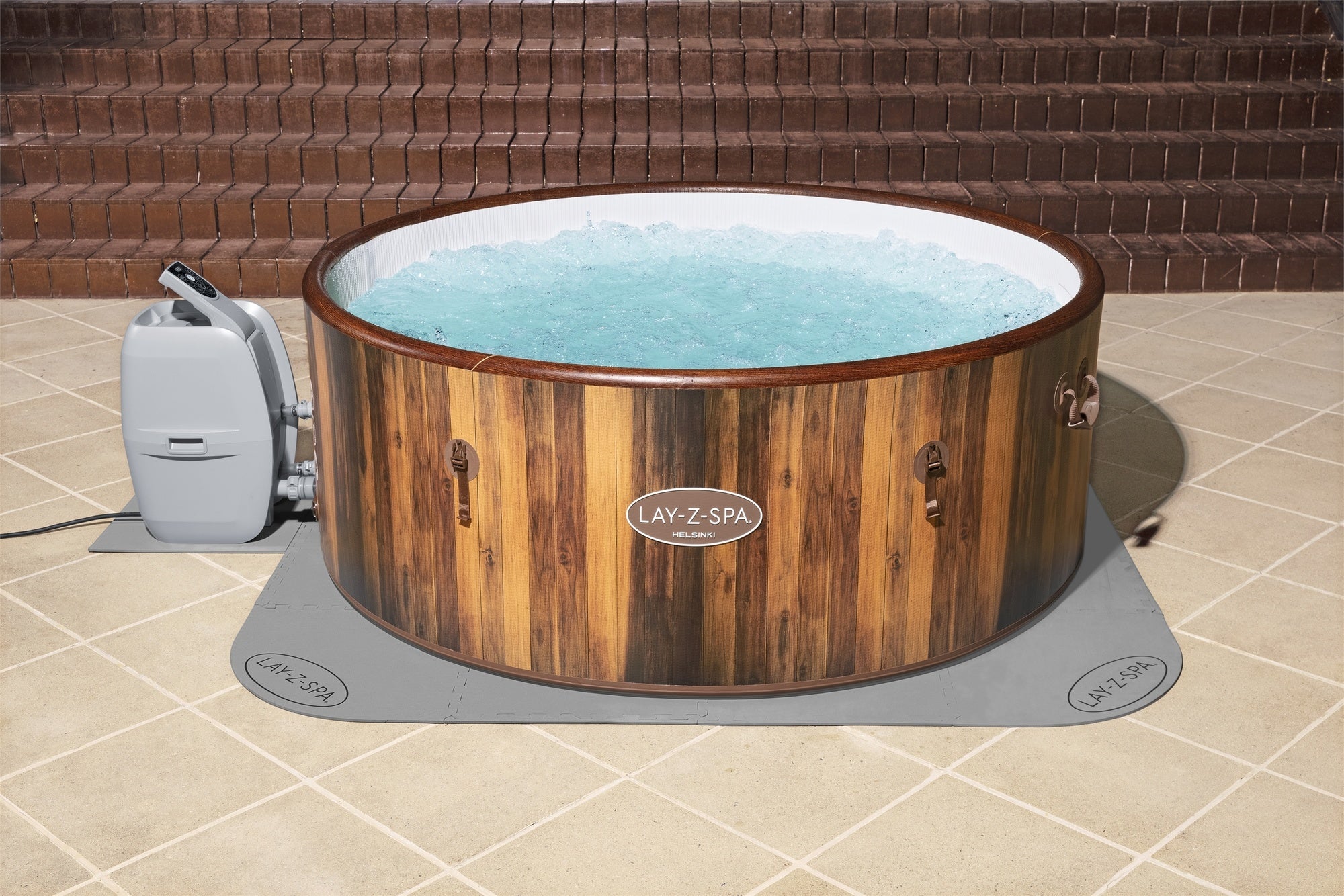 Bestway Lay-Z-Spa Golvskydd för spabad och pool 196 x 196cm