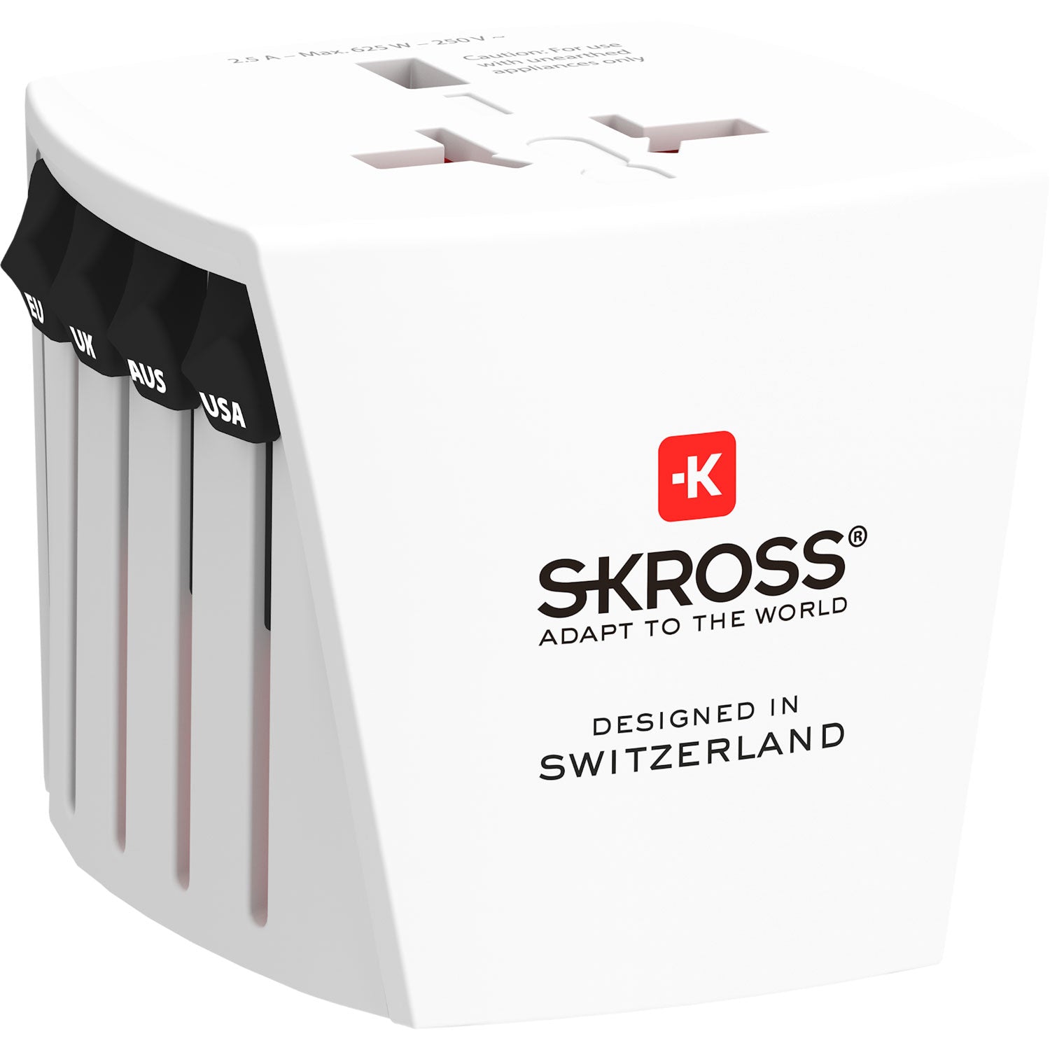 SKROSS - Världsreseadapter MUV Micro Ojordad - Travels And Bags