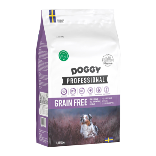 Doggy Professional Grain Free Hundfoder 3,75kg