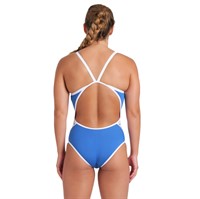 Arena Dam Baddräkt Icons Super Fly Back Solid Royal-White