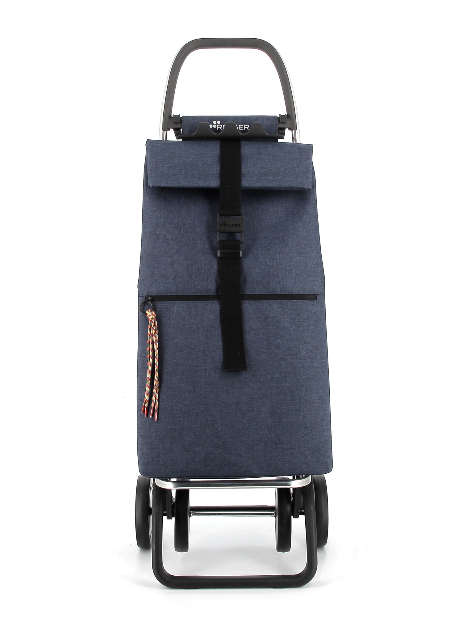 Rolser 4L Big Tweed Shoppingvagn/dramaten 47L - Marinblå Rolser