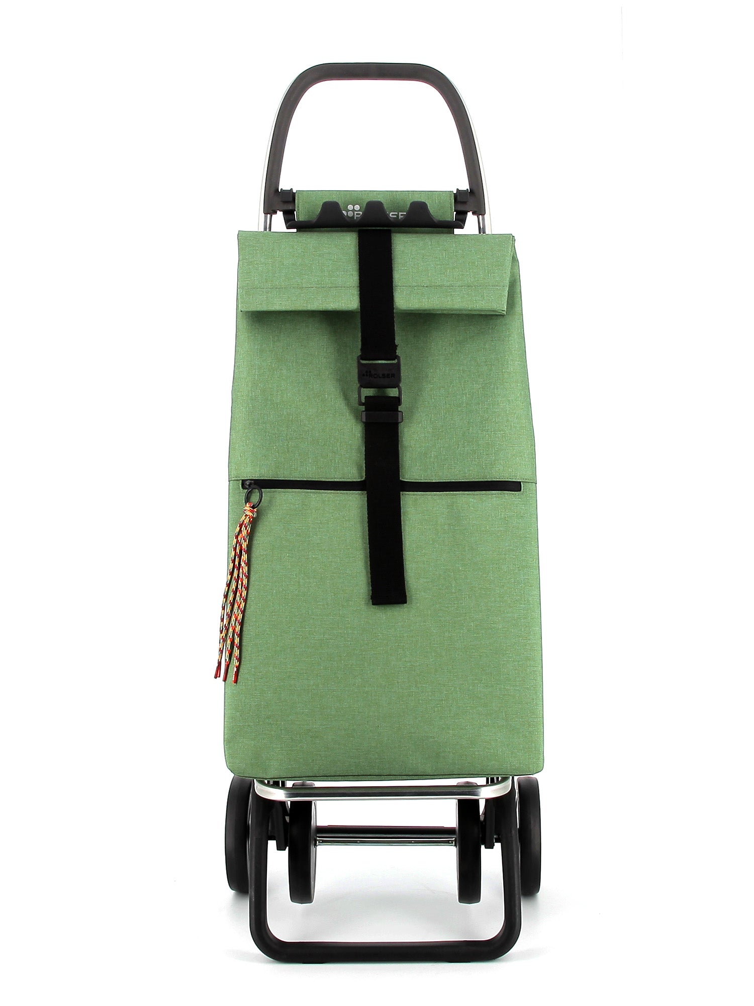 Rolser 4L Big Tweed Shoppingvagn/dramaten 47L - Grön Rolser