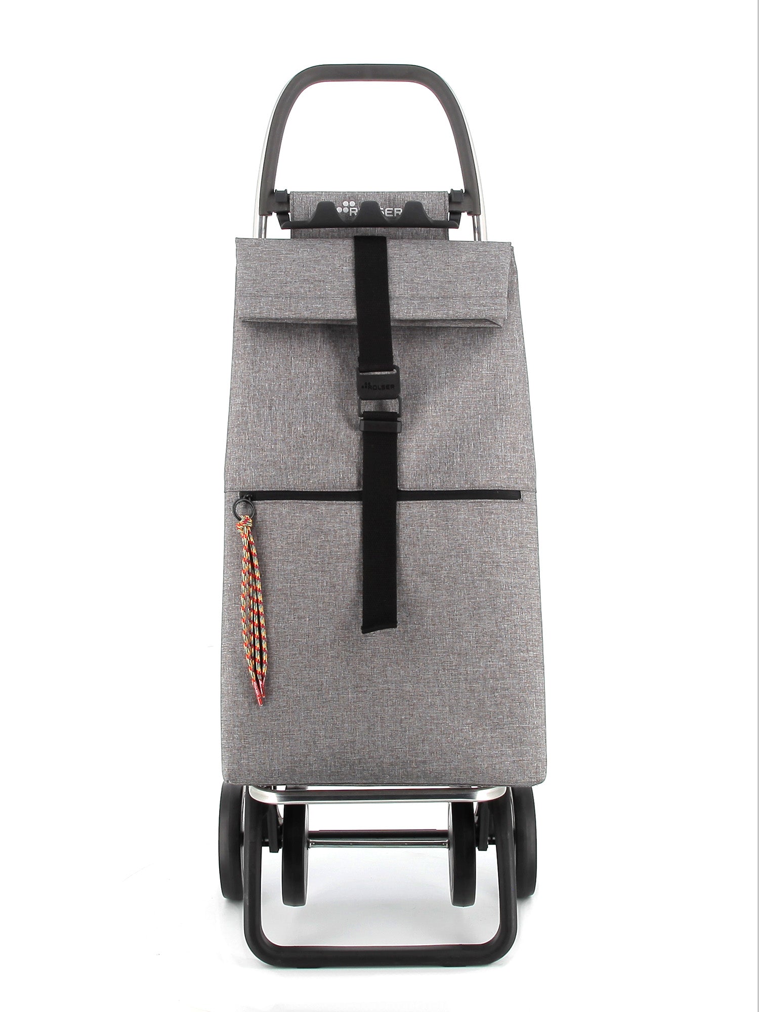 Rolser 4L Big Tweed Shoppingvagn/dramaten 47L - Grå Rolser
