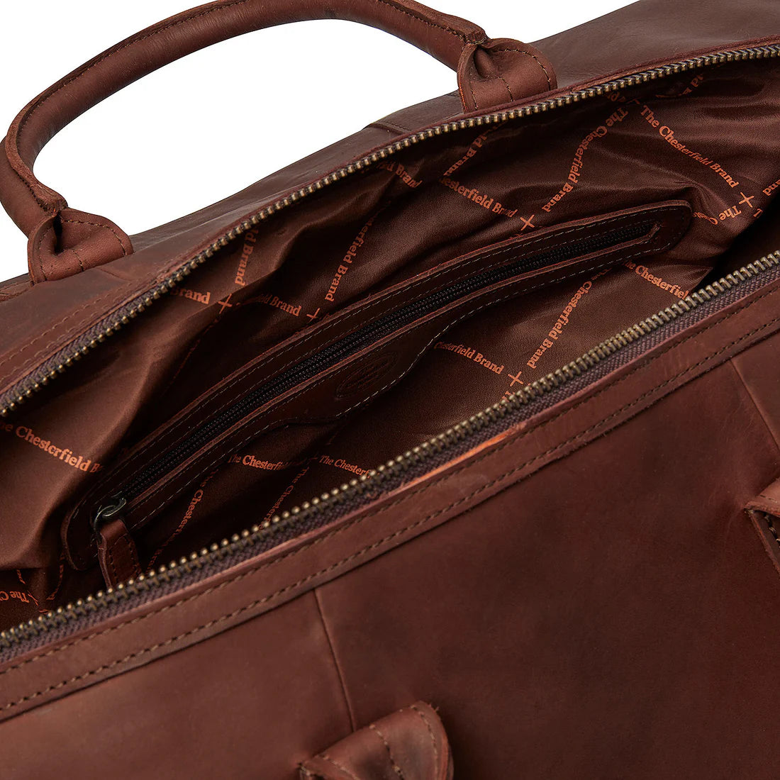 The Chesterfield Brand Portsmouth Weekendbag - Mörkbrun - Travels And Bags