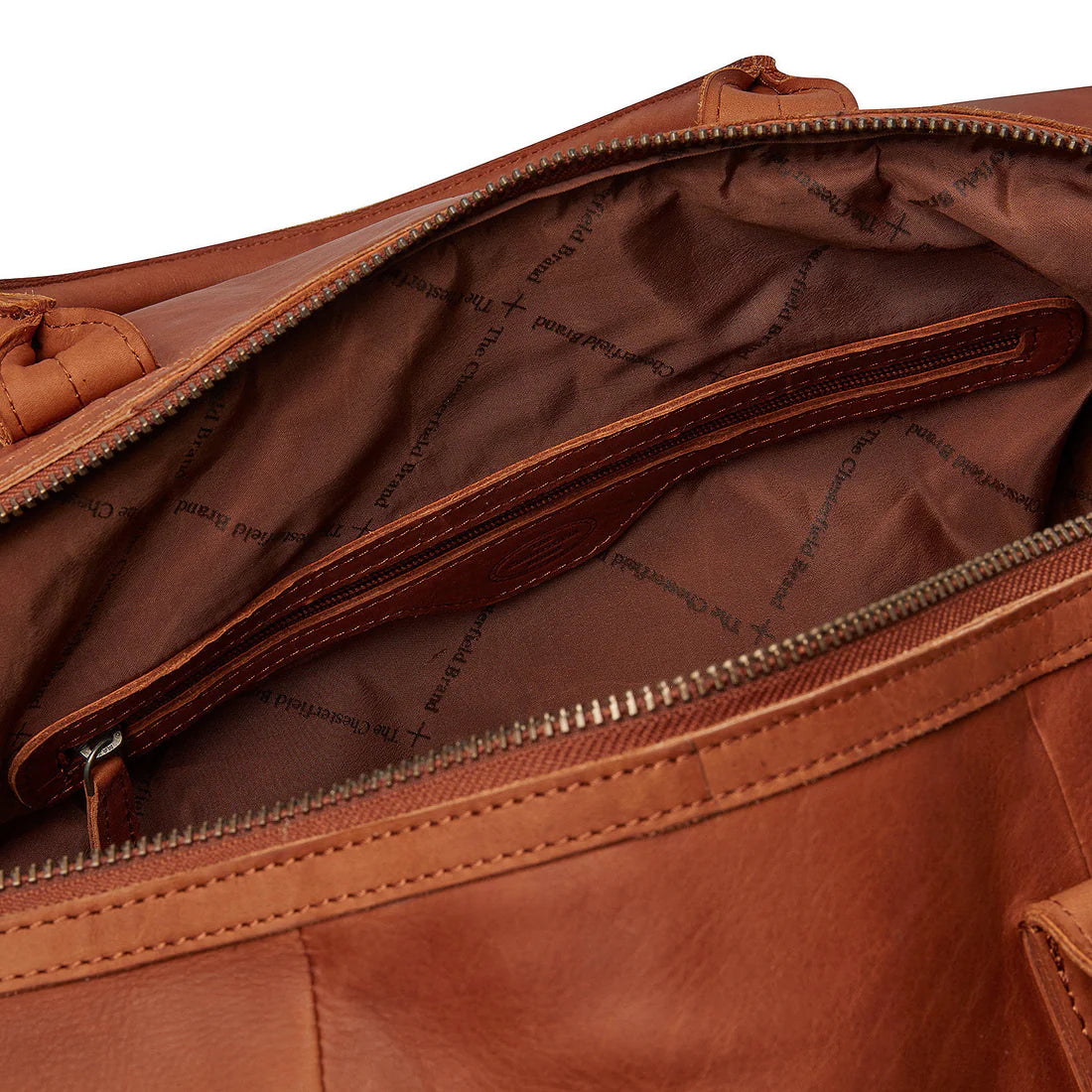 The Chesterfield Brand Portsmouth Weekendbag - Cognac - Travels And Bags