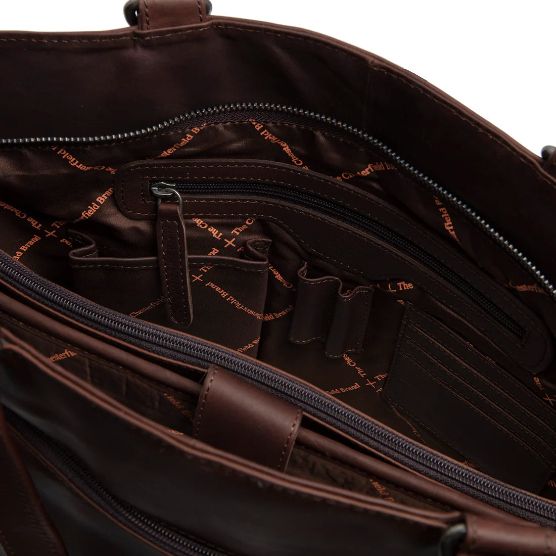 The Chesterfield Brand Berlin Shoppingväska - Mörkbrun - Travels And Bags