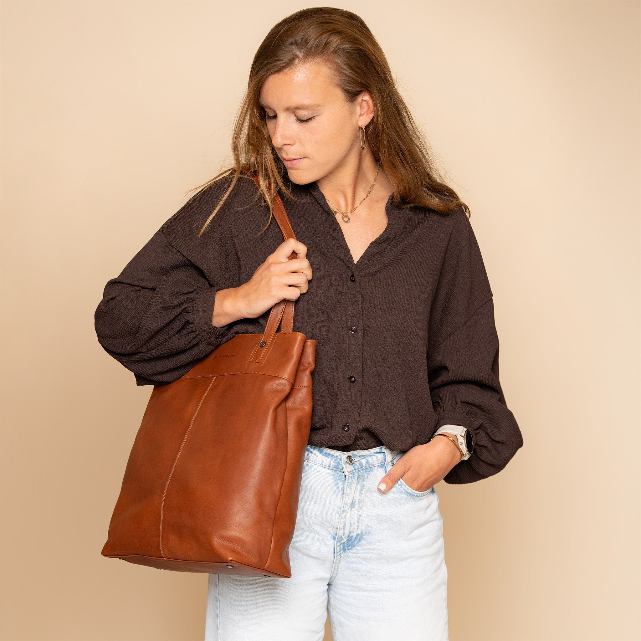 The Chesterfield Brand Solvia Leather Totebag