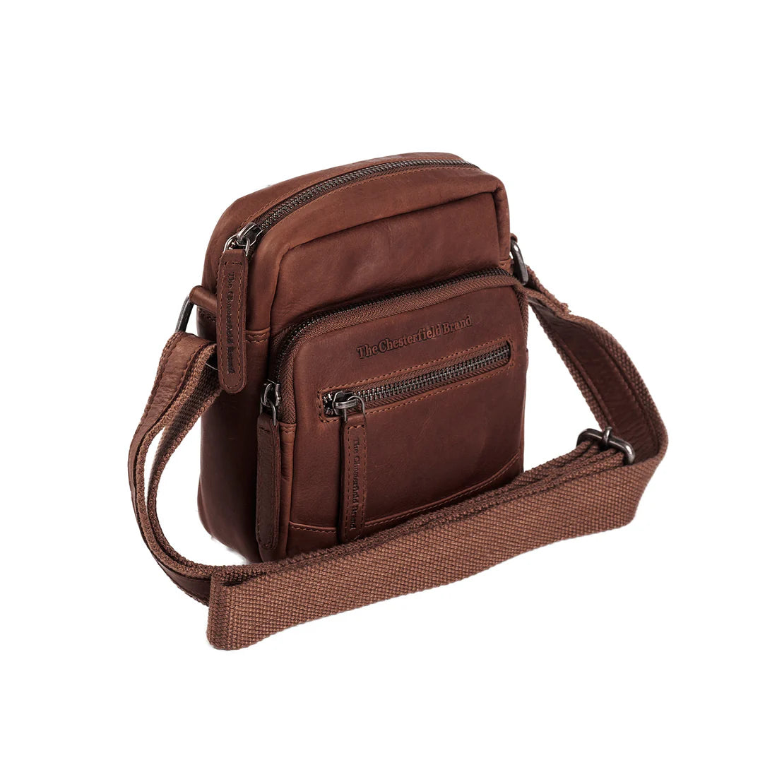 The Chesterfield Brand Bremen Crossbodyväska - Mörkbrun - Travels And Bags