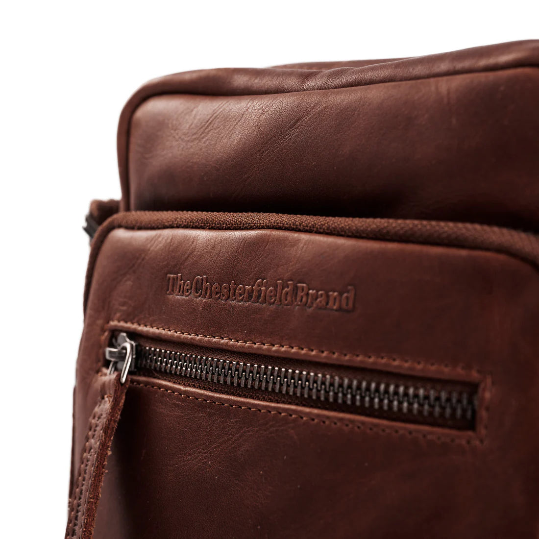 The Chesterfield Brand Birmingham Crossbodyväska - Mörkbrun - Travels And Bags