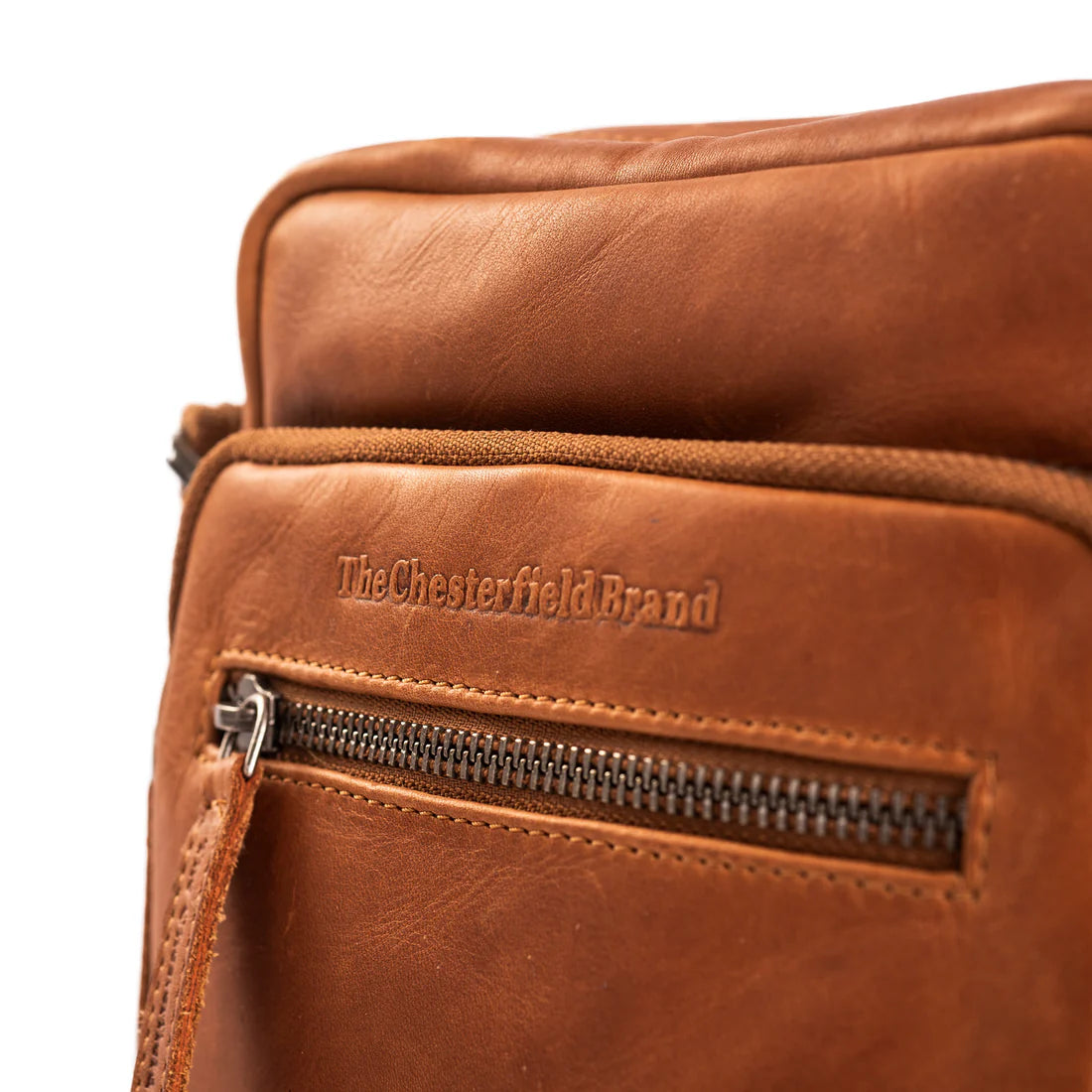 The Chesterfield Brand Birmingham Crossbodyväska - Cognac - Travels And Bags