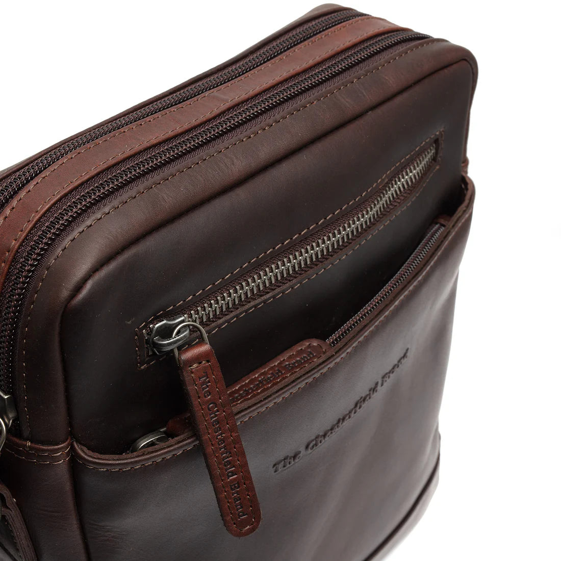 The Chesterfield Brand Arnhem Crossbodyväska - Mörkbrun - Travels And Bags
