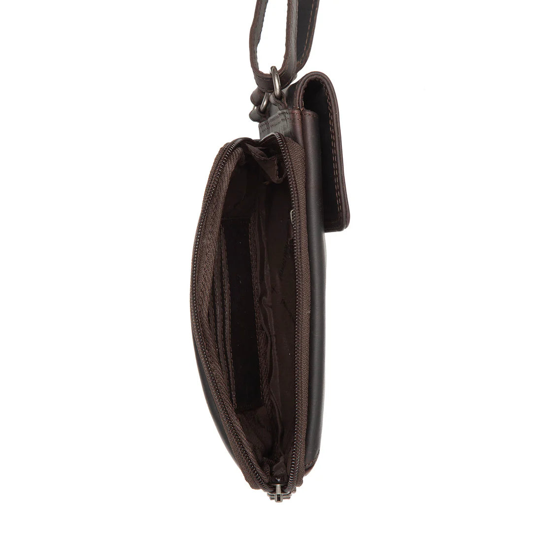 The Chesterfield Brand Langley Mobilväska - Mörkbrun - Travels And Bags