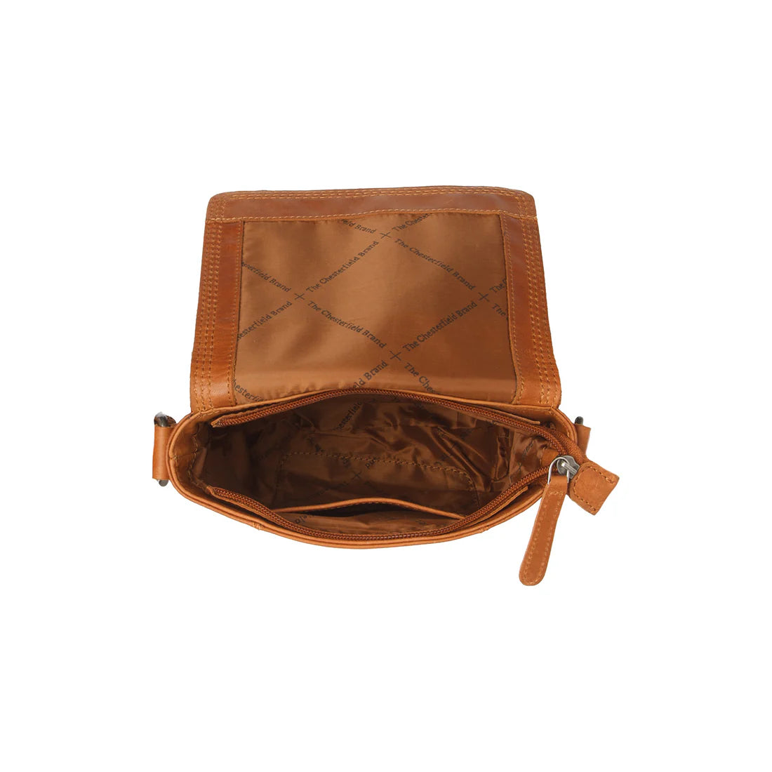 The Chesterfield Brand Ariano Crossbodyväska - Cognac - Travels And Bags