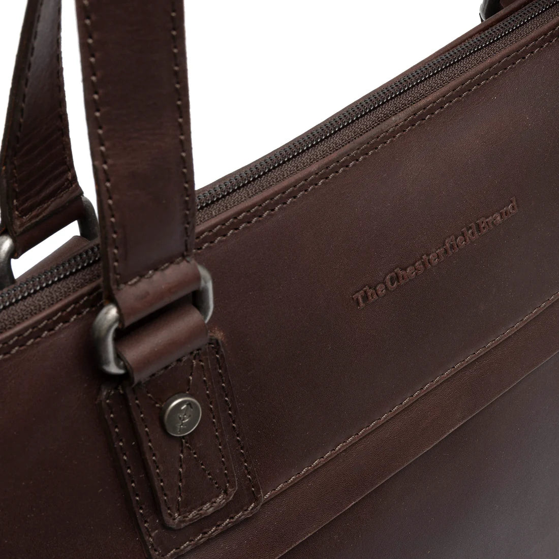 The Chesterfield Brand Belgrado Axelremsväska - Mörkbrun - Travels And Bags